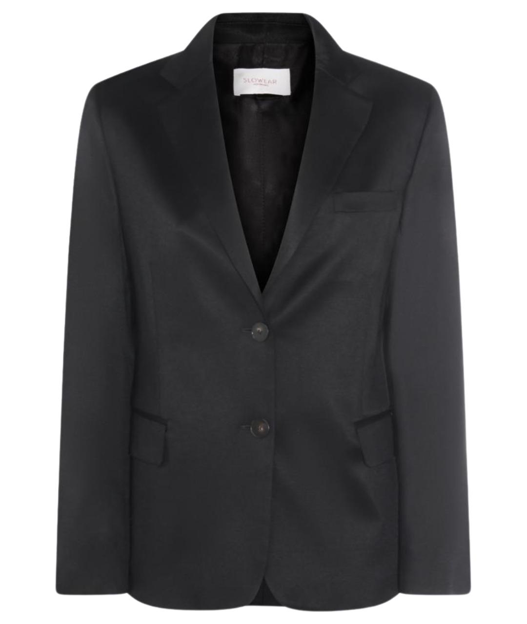 Montedoro Черный шерстяной жакет/пиджак, фото 1