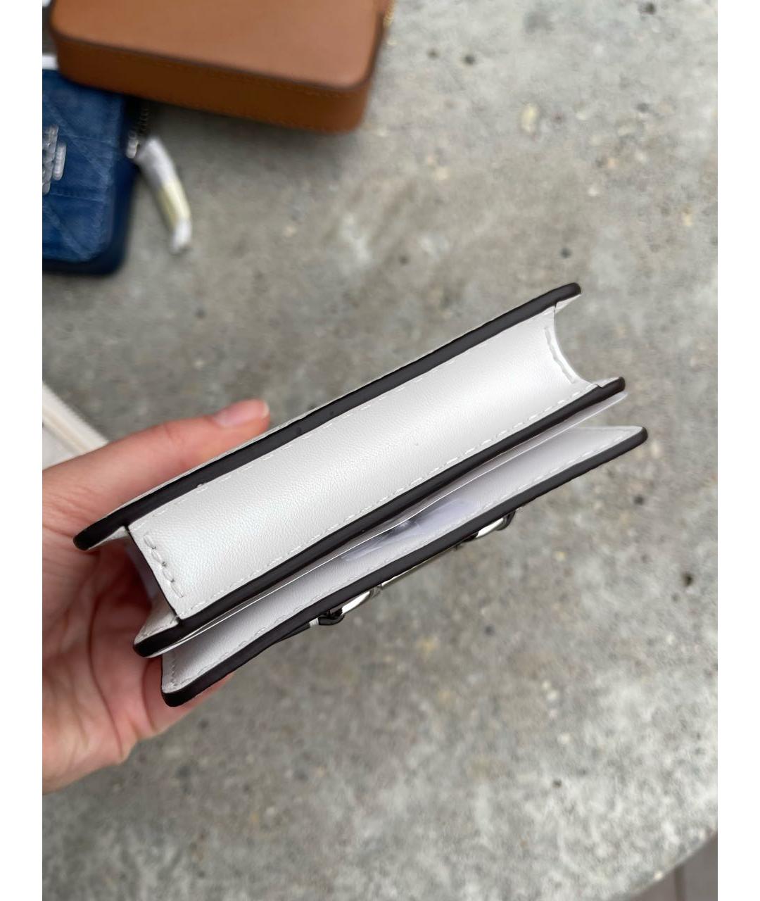 MICHAEL KORS Белый кожаный кошелек, фото 6