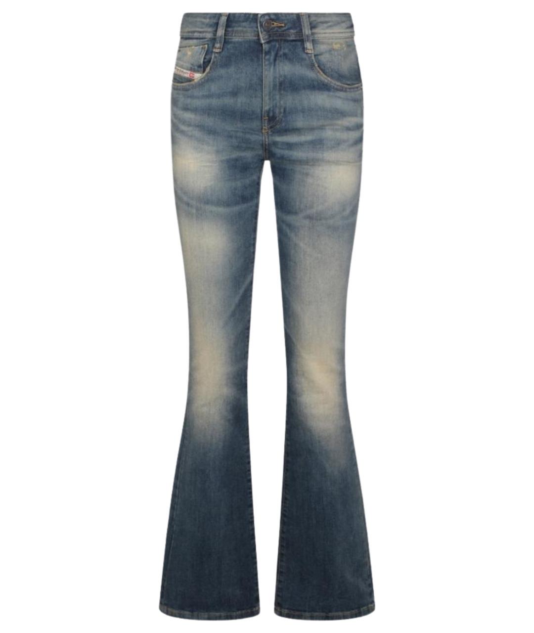 DIESEL Синие хлопковые джинсы клеш, фото 1