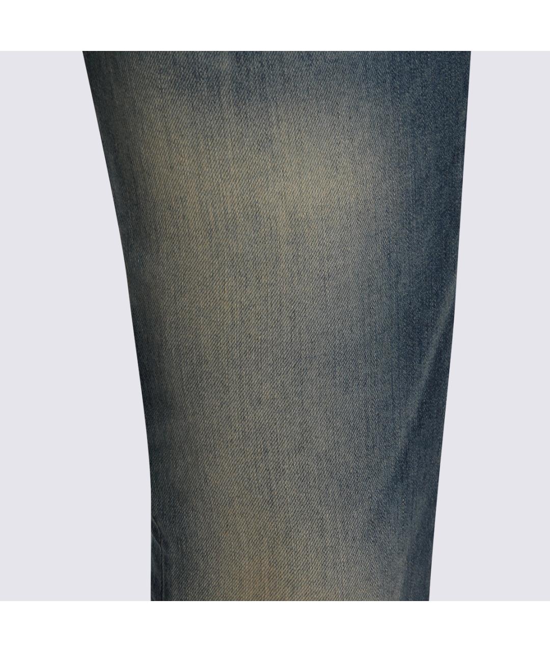 DIESEL Синие хлопковые джинсы клеш, фото 4