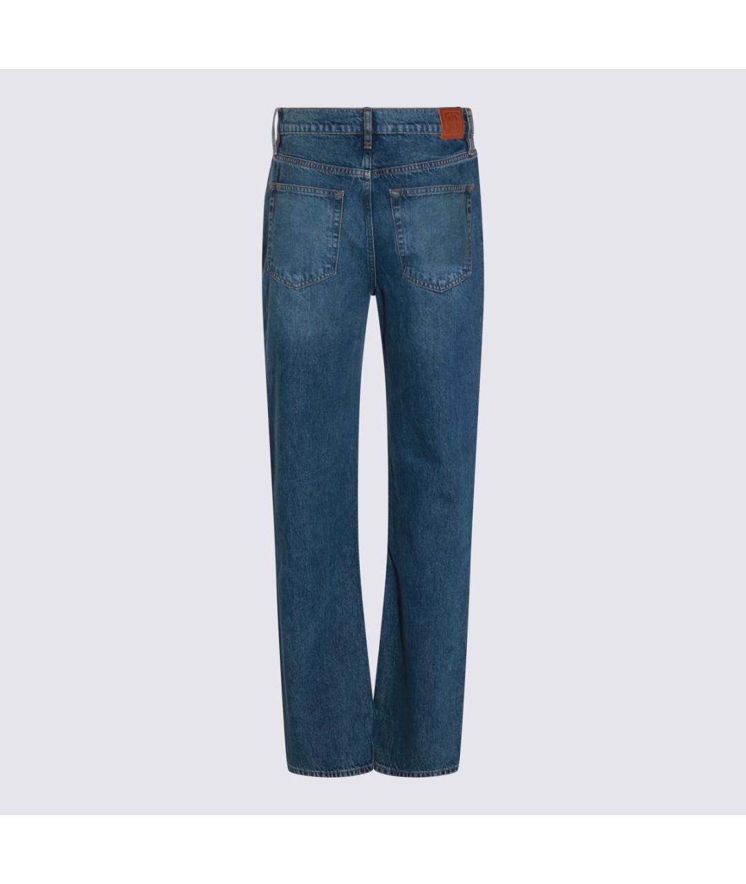 ANINE BING Синие прямые джинсы, фото 2