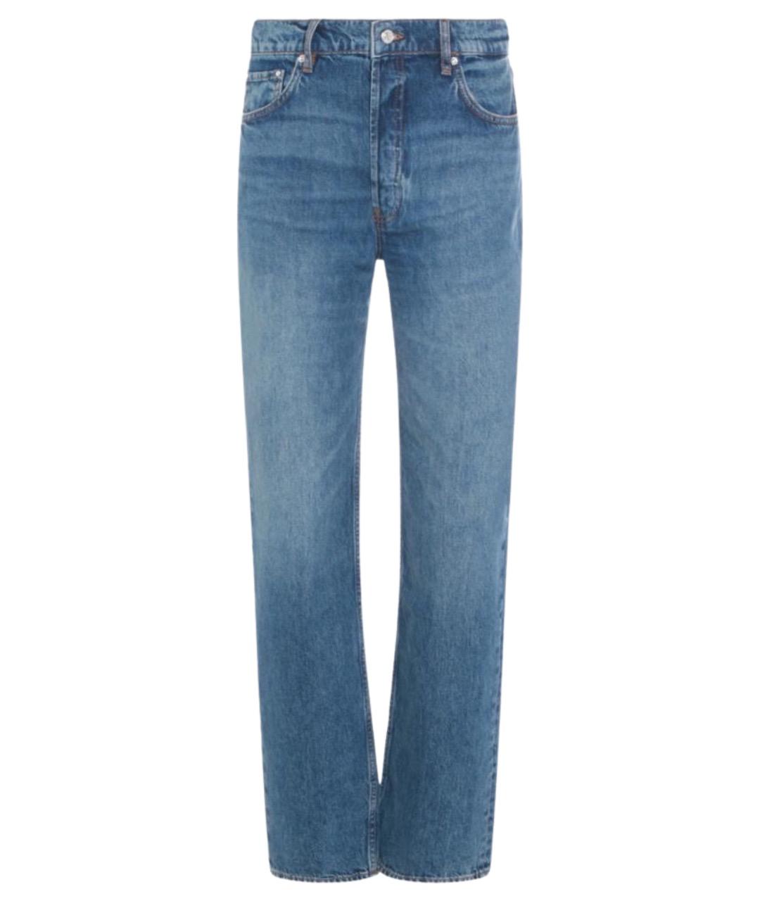 ANINE BING Синие прямые джинсы, фото 1