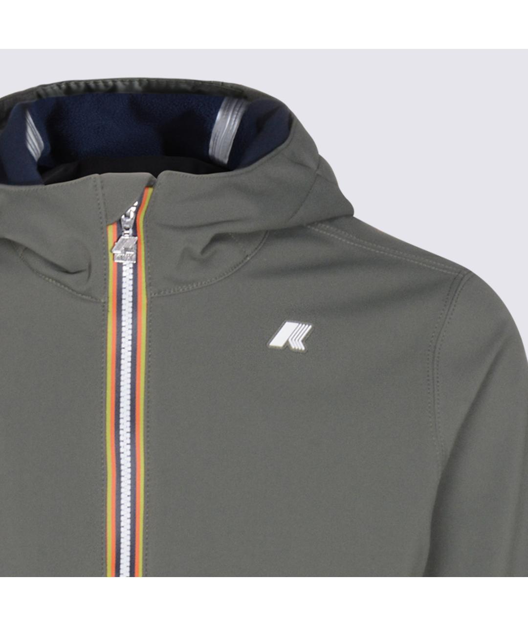 K-WAY Зеленая полиэстеровая куртка, фото 3