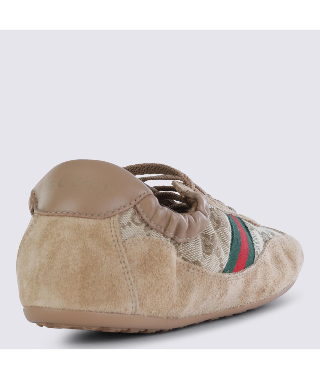 GUCCI Бежевые кроссовки, фото 3