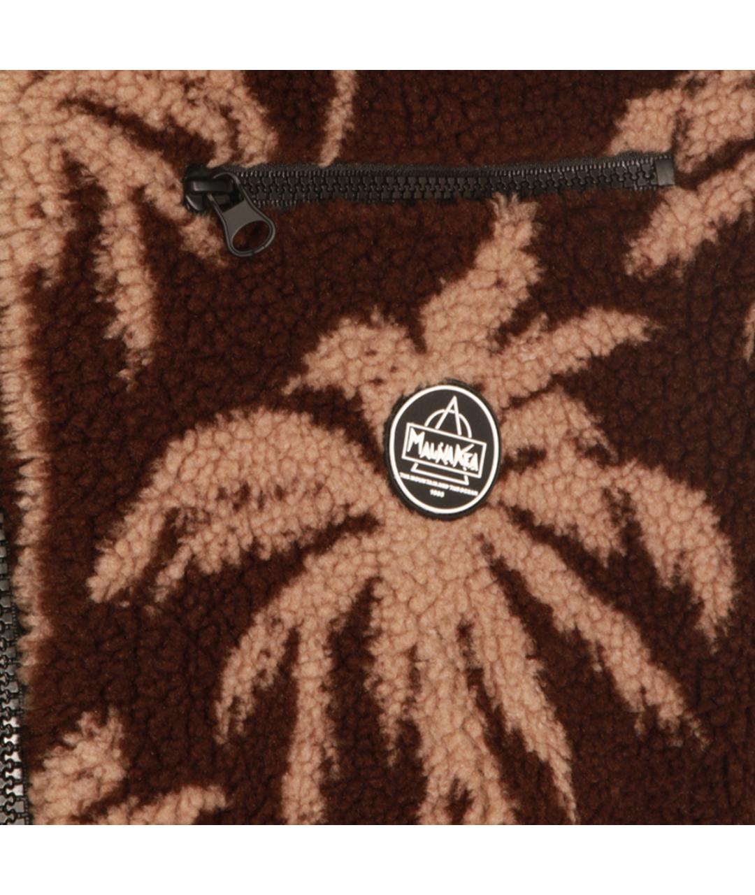 Maunakea Коричневая полиэстеровая куртка, фото 3