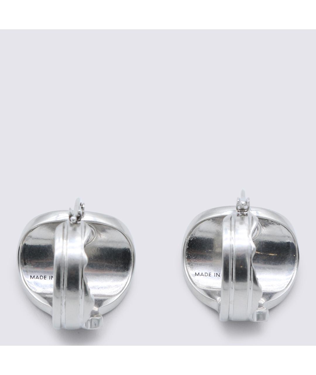 MM6 MAISON MARGIELA Серебряные металлические серьги, фото 2