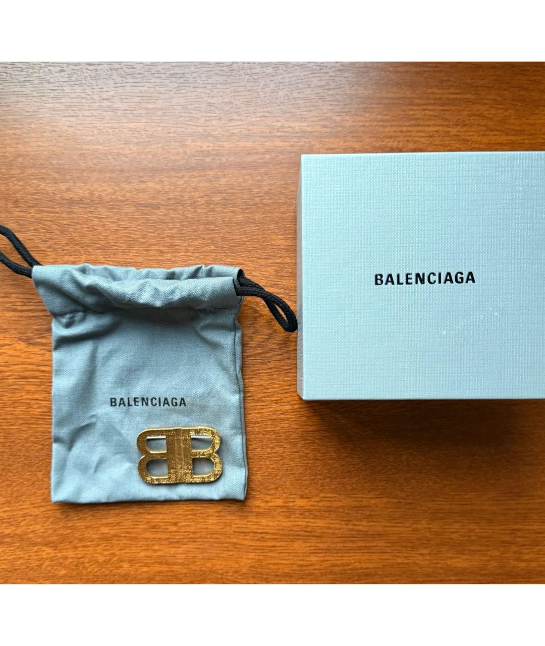 BALENCIAGA Золотая булавка / брошь, фото 5