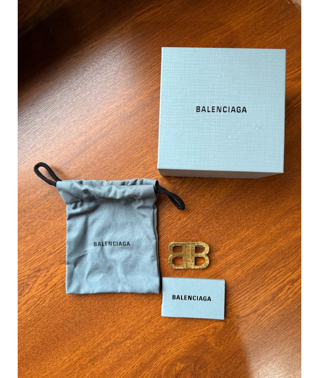 BALENCIAGA Золотая булавка / брошь, фото 4