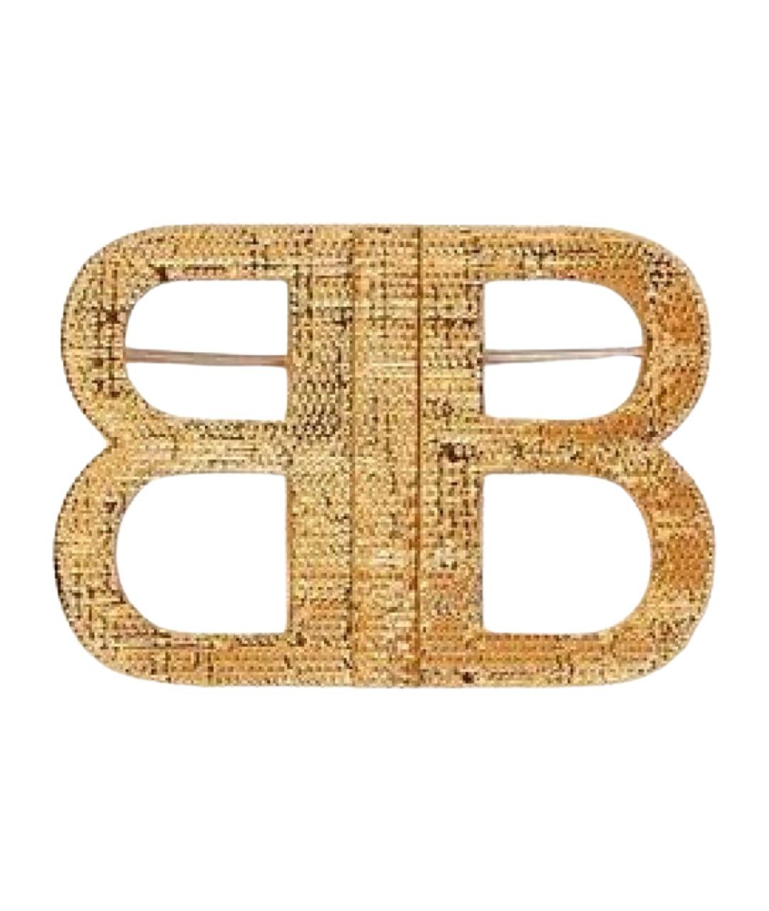 BALENCIAGA Золотая булавка / брошь, фото 1