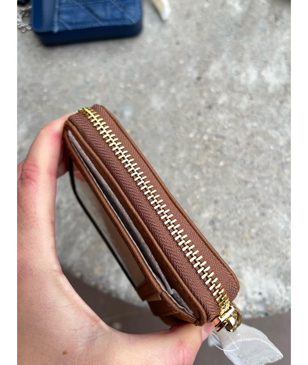 MICHAEL KORS Коричневый кошелек из искусственной кожи, фото 5