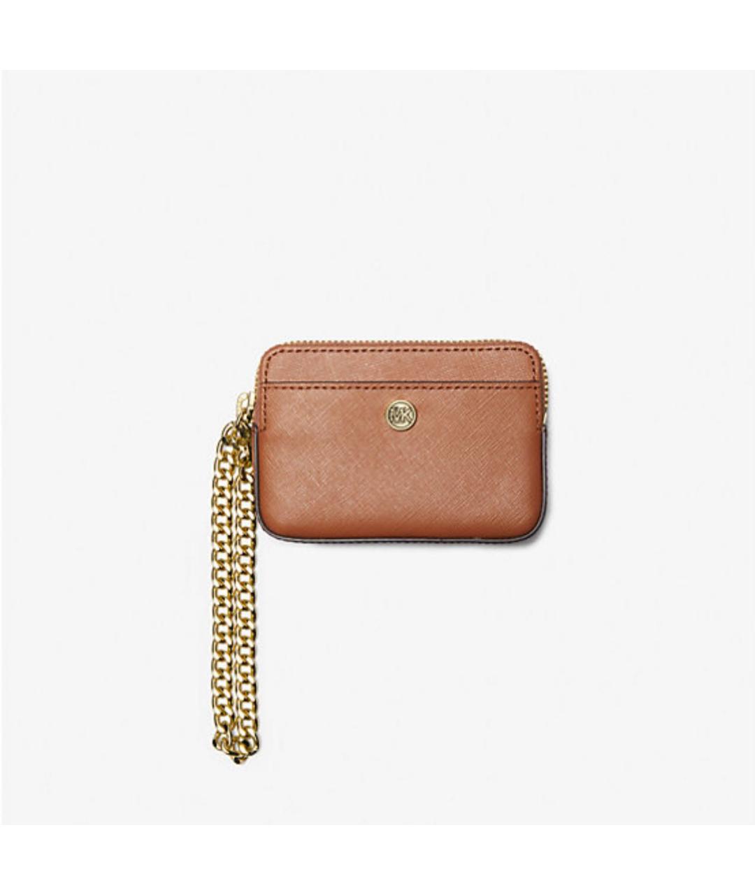 MICHAEL KORS Коричневый кошелек из искусственной кожи, фото 7