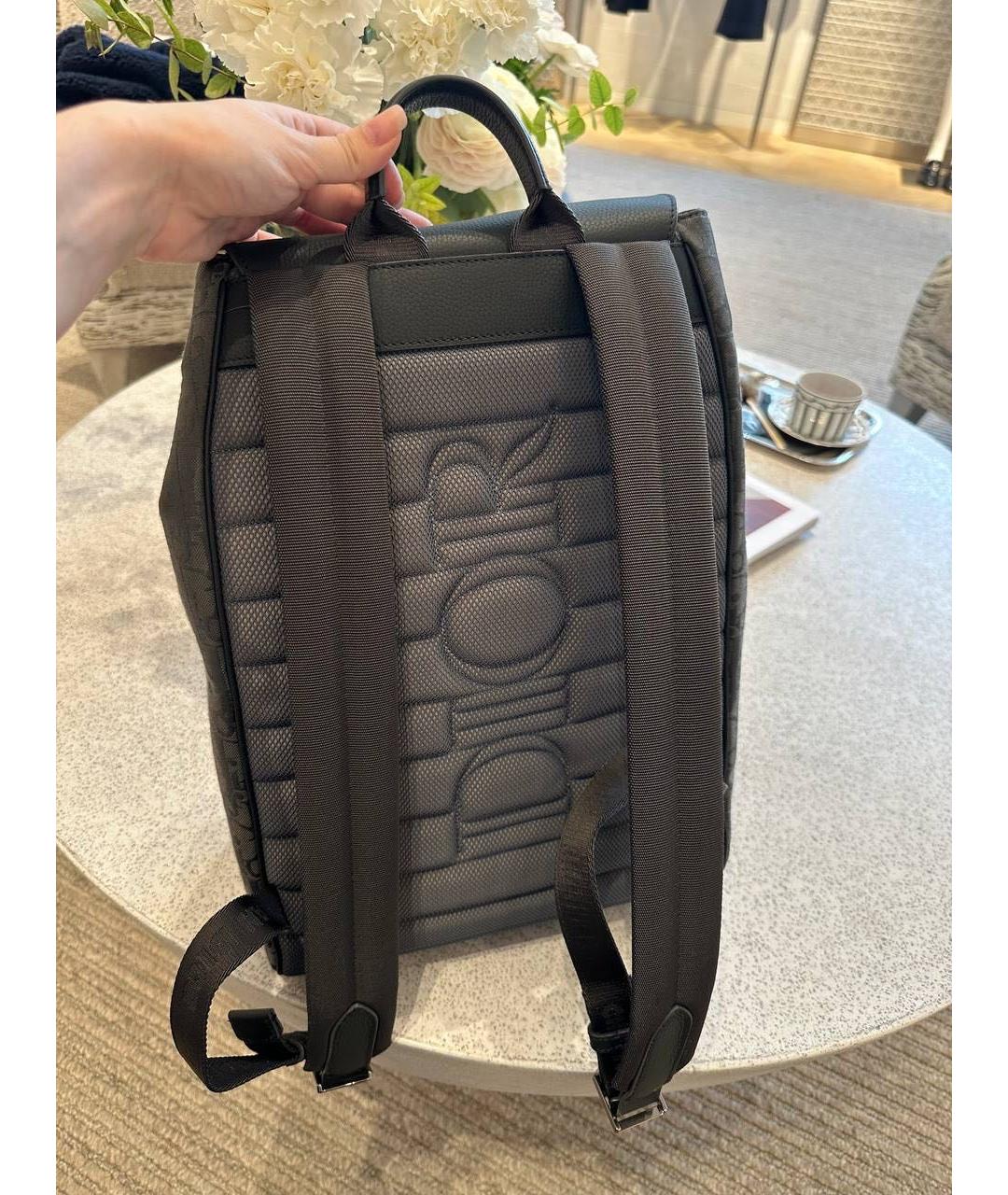 CHRISTIAN DIOR Антрацитовый рюкзак, фото 2