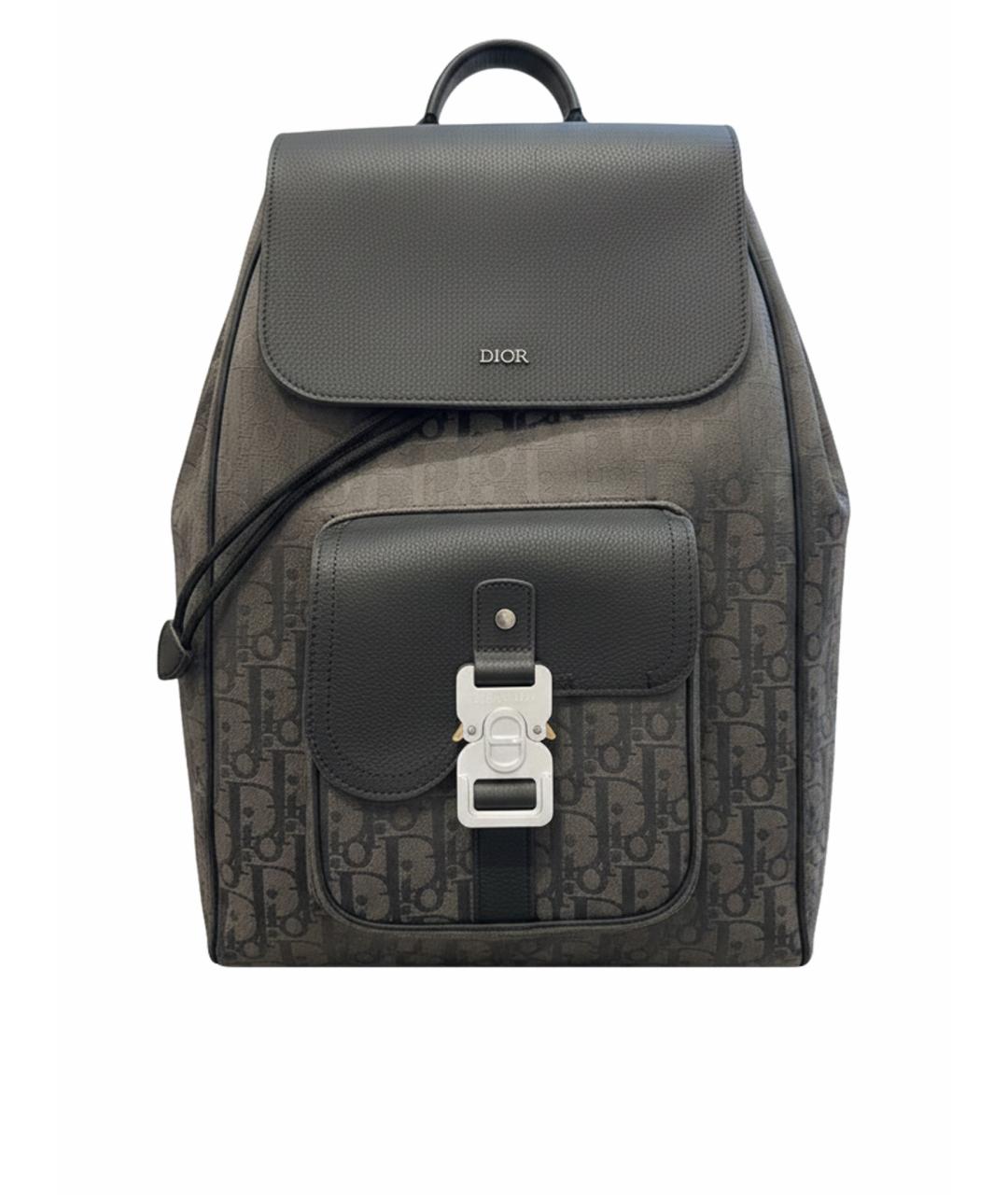 CHRISTIAN DIOR Антрацитовый рюкзак, фото 1