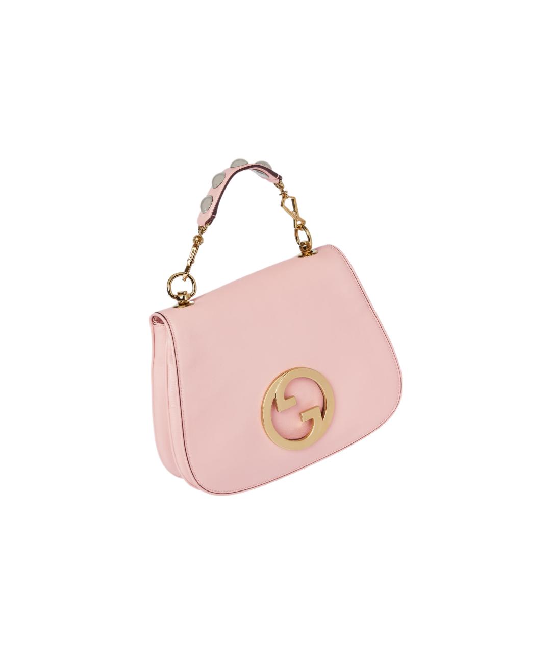 GUCCI Розовая кожаная сумка через плечо, фото 5