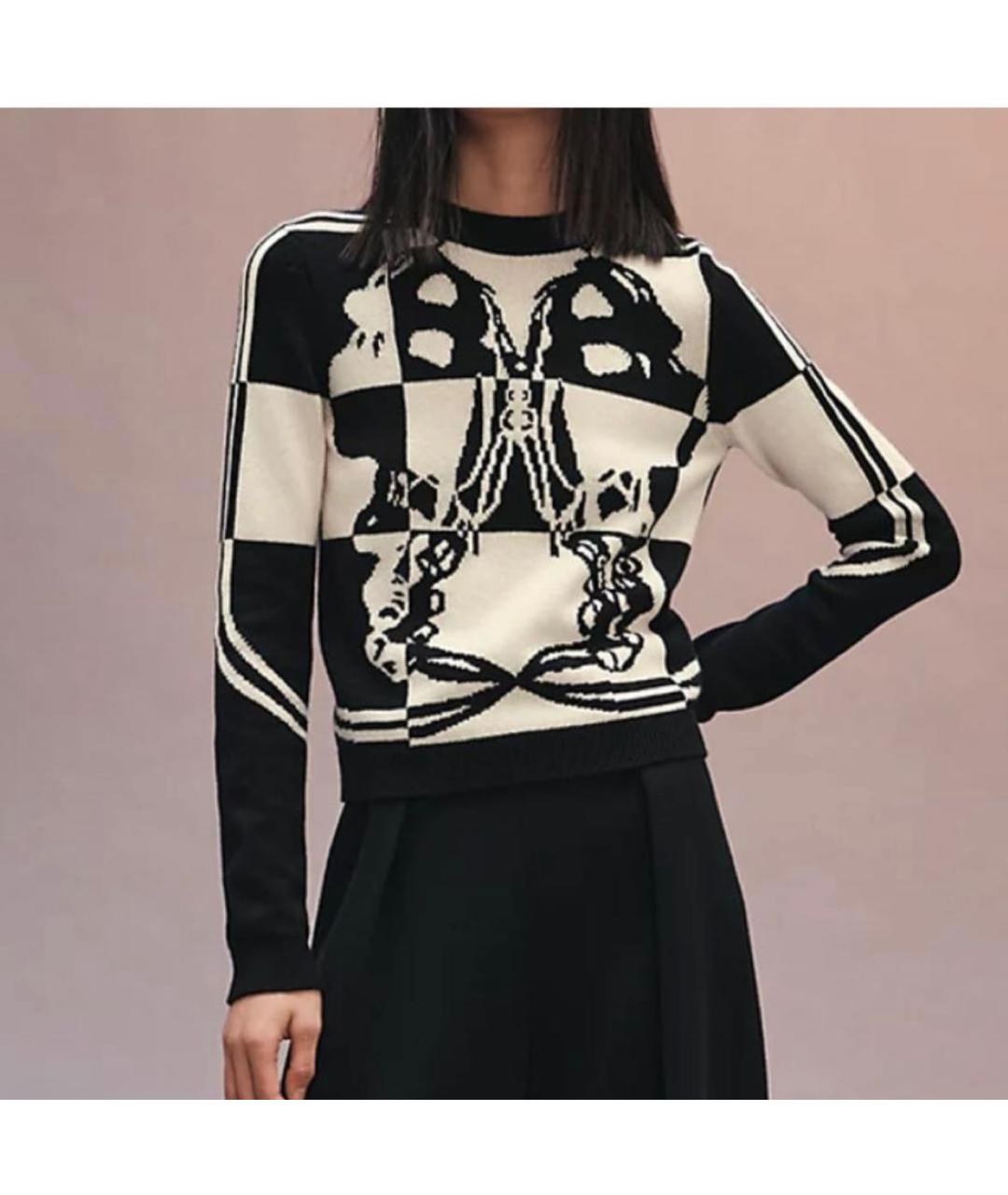 HERMES Черный кашемировый джемпер / свитер, фото 7