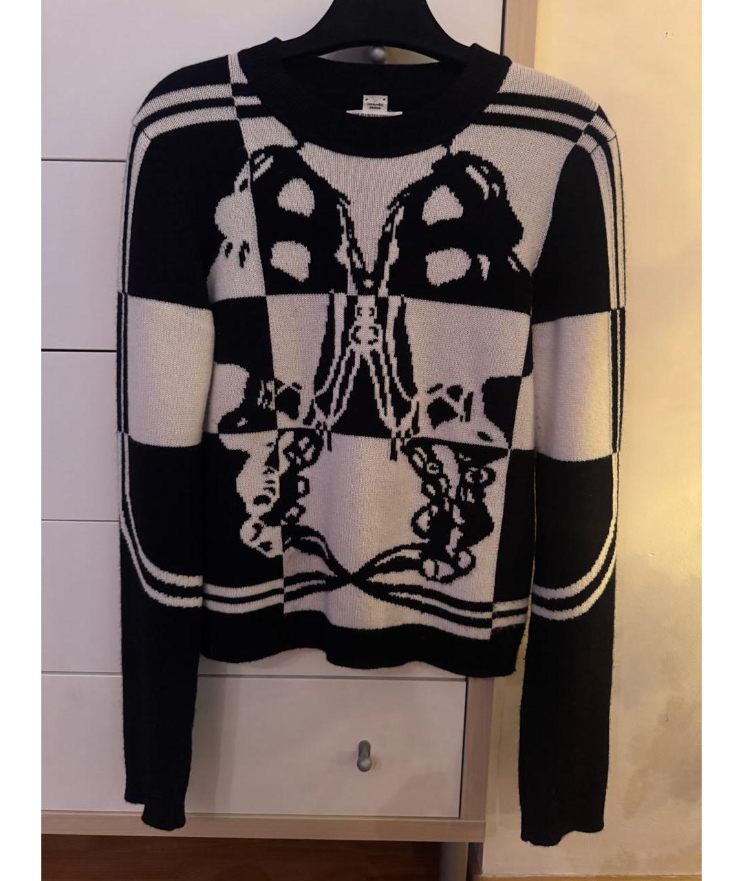 HERMES Черный кашемировый джемпер / свитер, фото 6