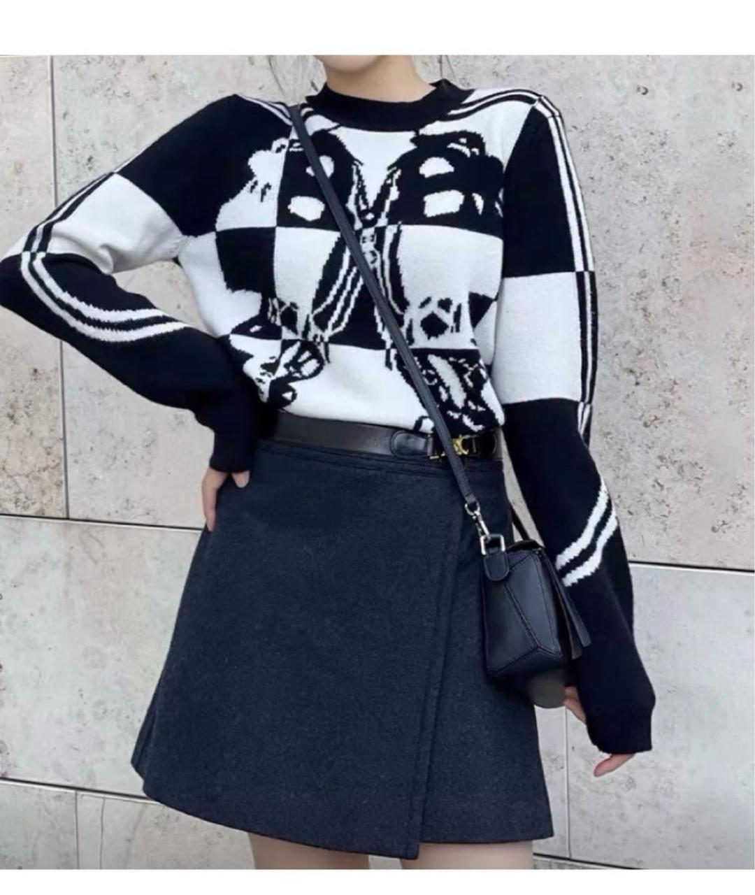 HERMES Черный кашемировый джемпер / свитер, фото 8