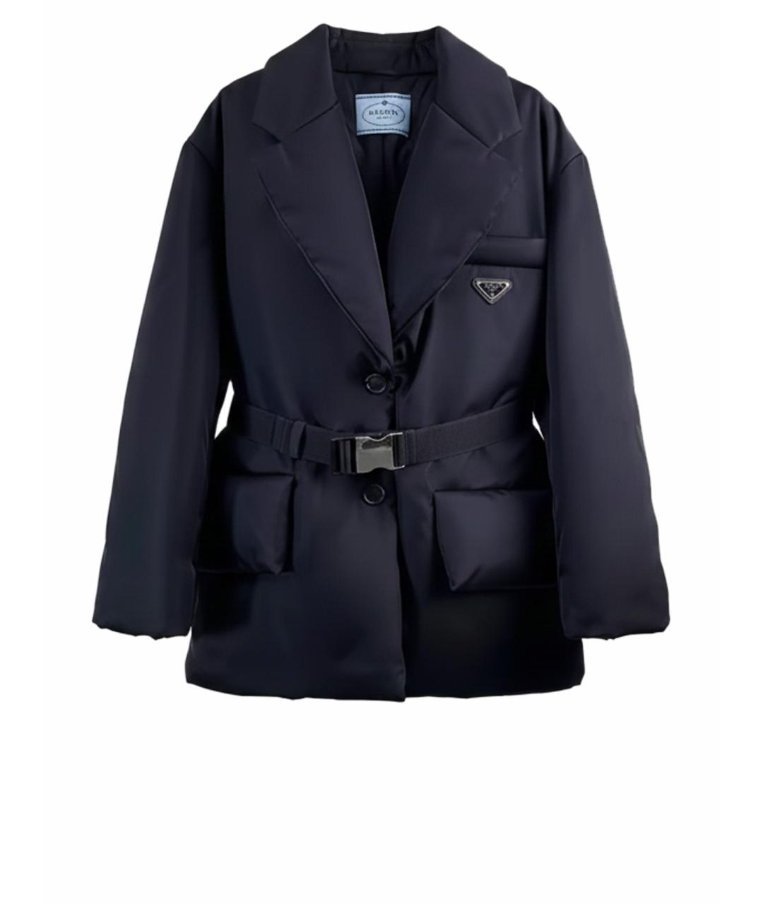 PRADA Черный пуховик, фото 1