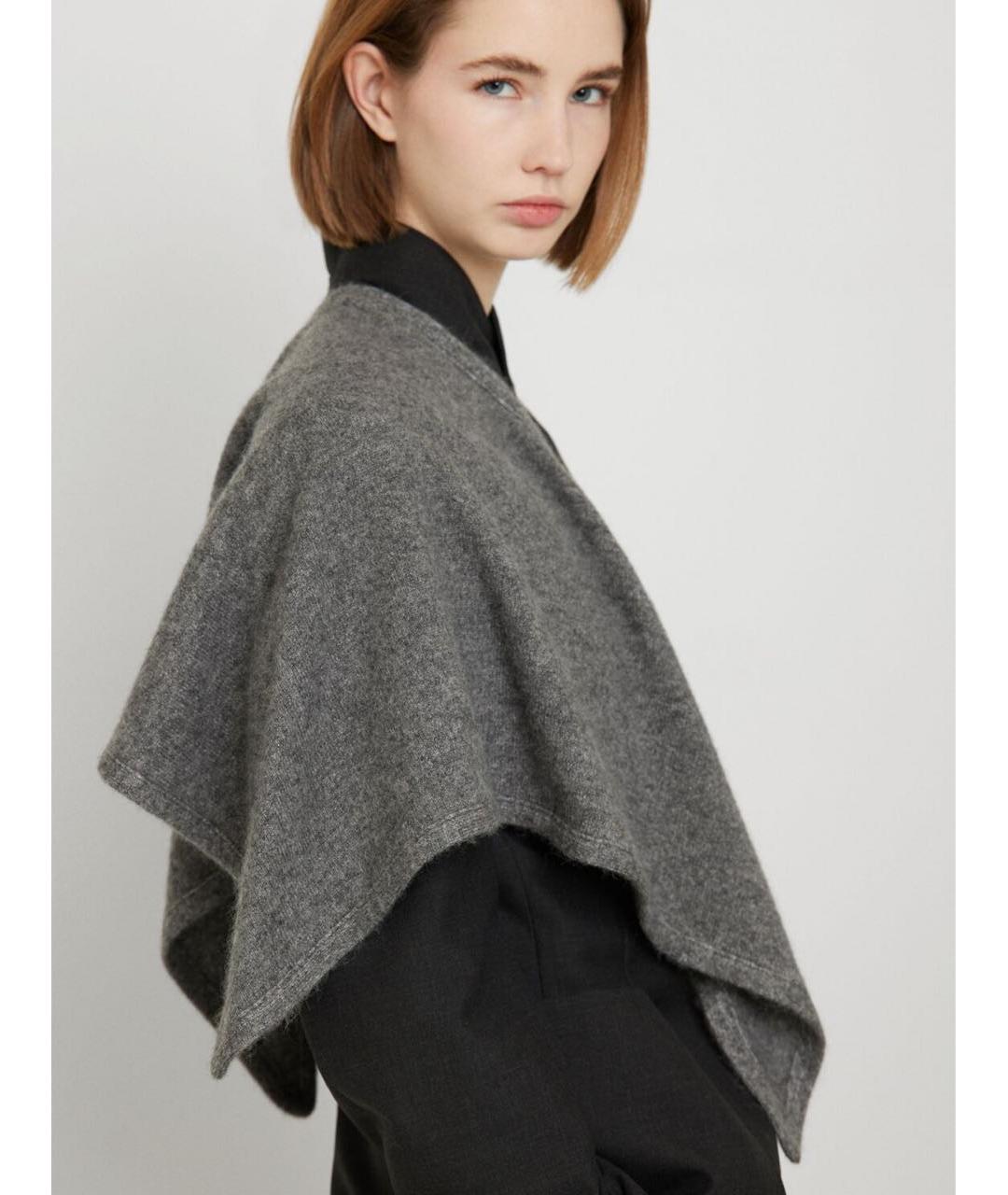 THE ROW Серый кашемировый платок, фото 3