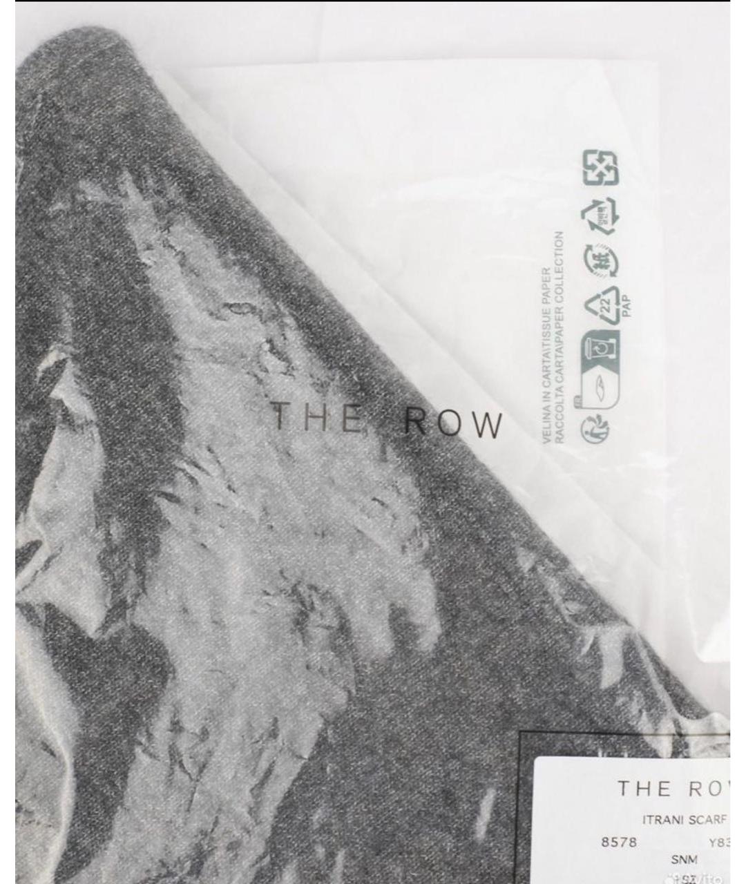 THE ROW Серый кашемировый платок, фото 6