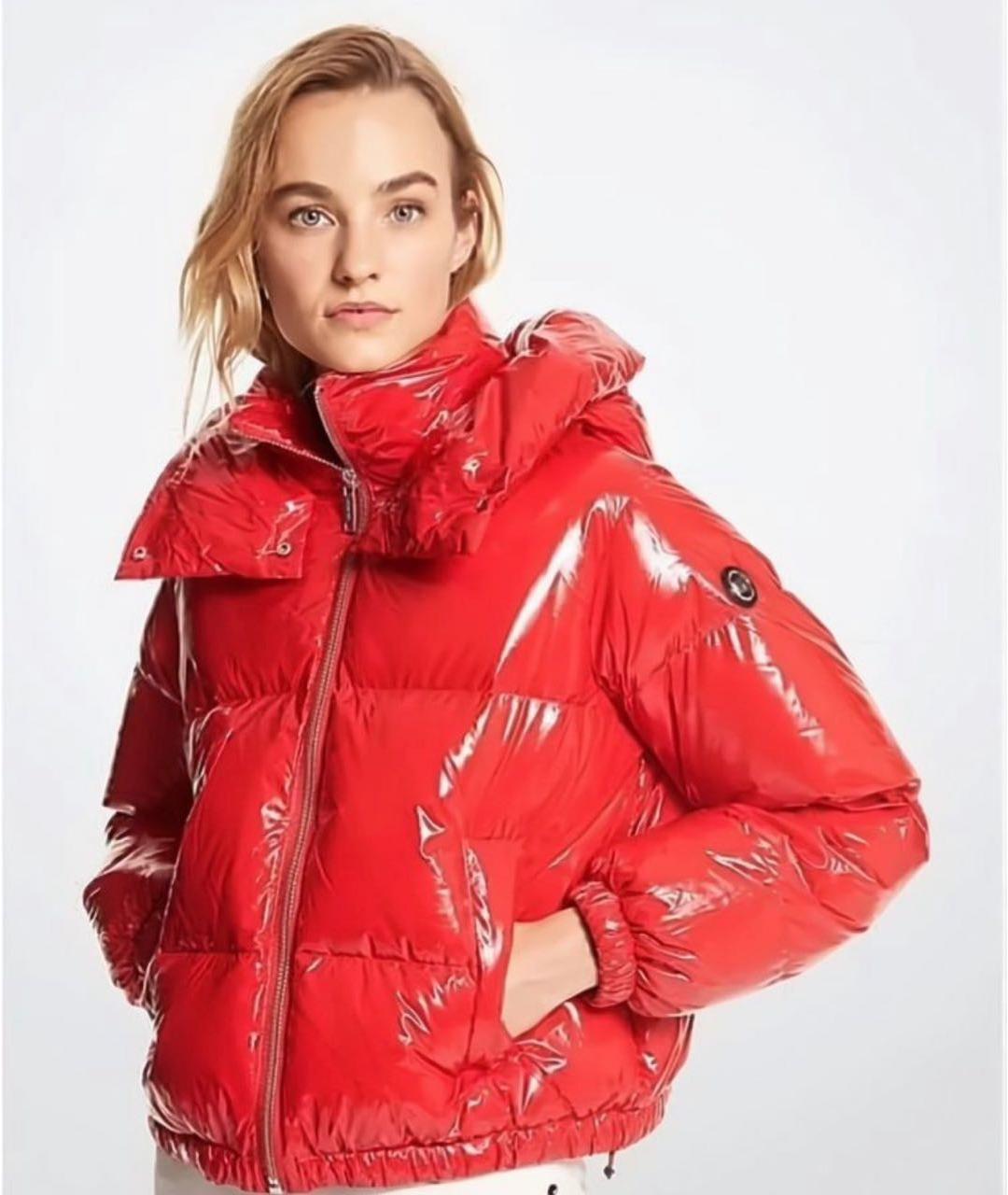 MICHAEL KORS Красная полиэстеровая куртка, фото 2