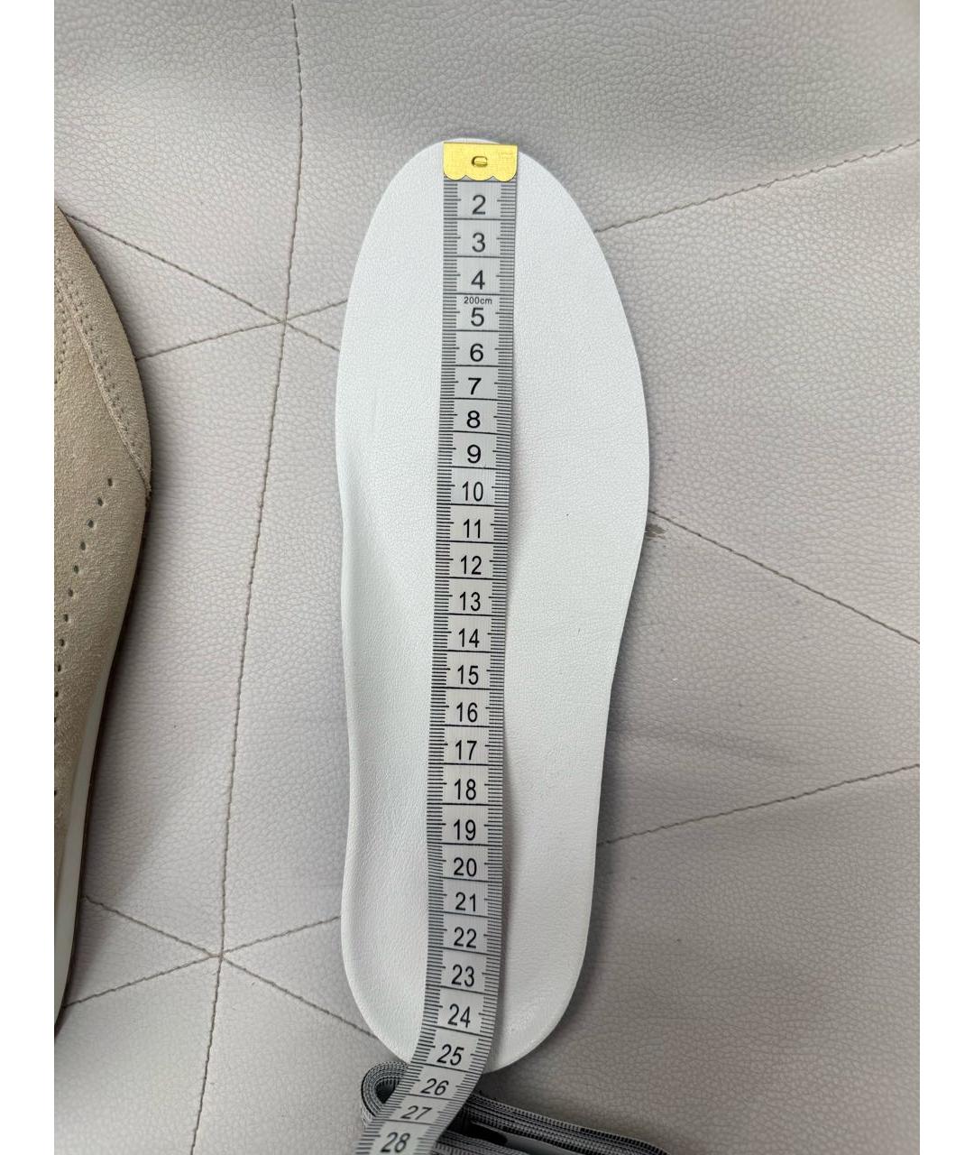 ALO YOGA Бежевые замшевые кеды, фото 6