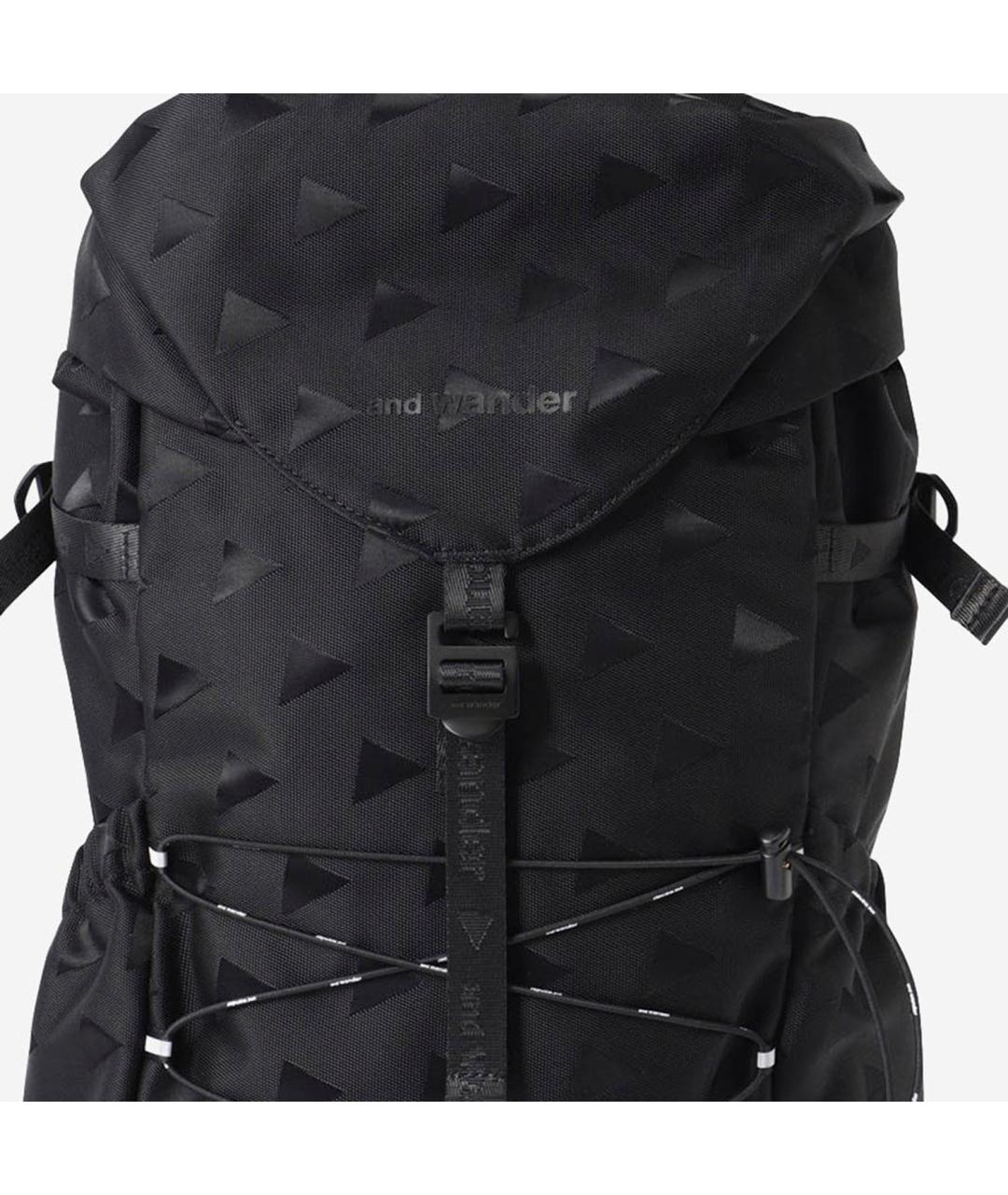 AND WANDER Черный рюкзак, фото 4