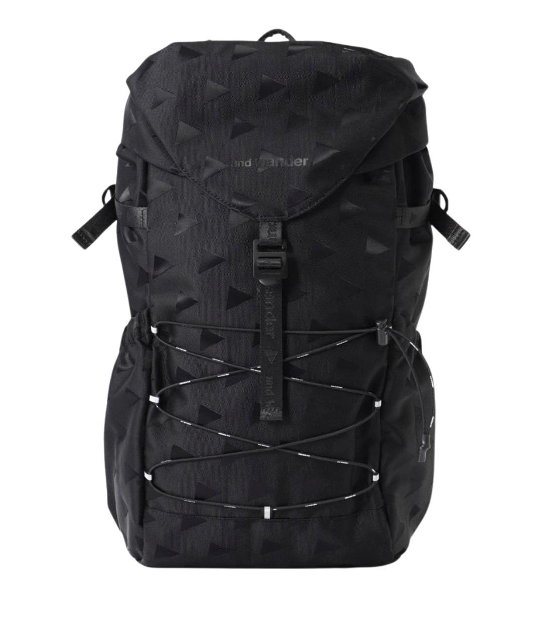 AND WANDER Черный рюкзак, фото 1