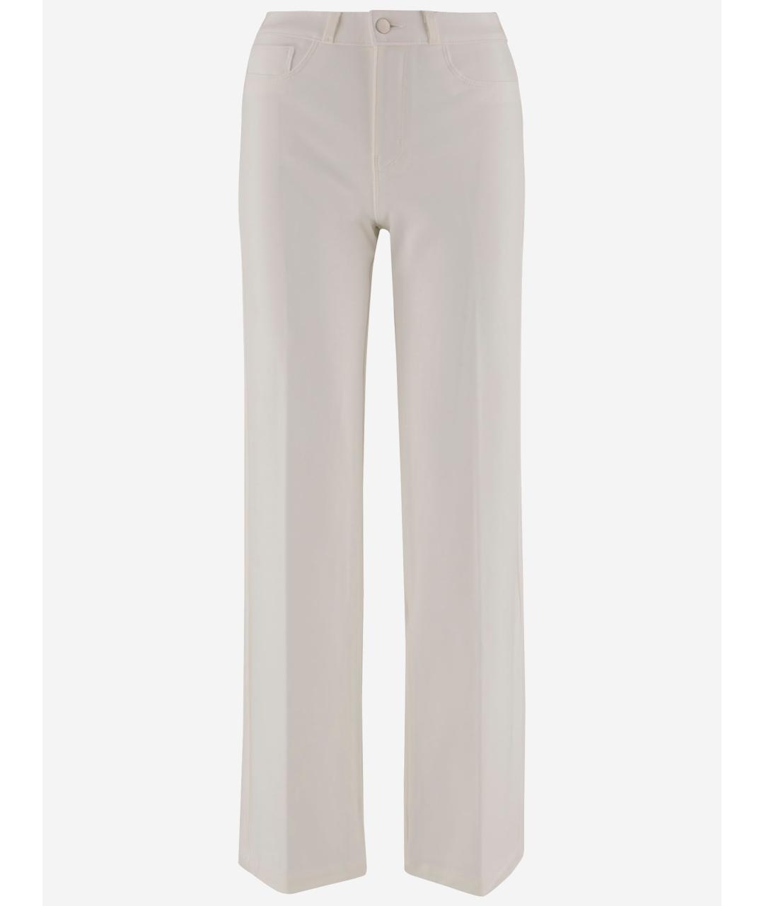 L'AGENCE Бежевые прямые джинсы, фото 4