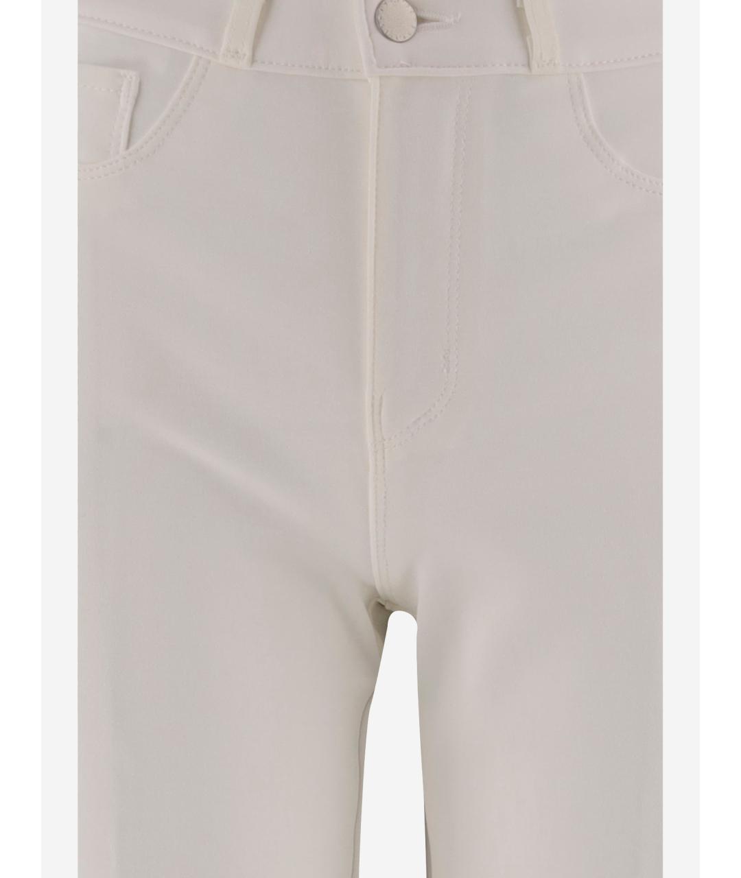 L'AGENCE Бежевые прямые джинсы, фото 3