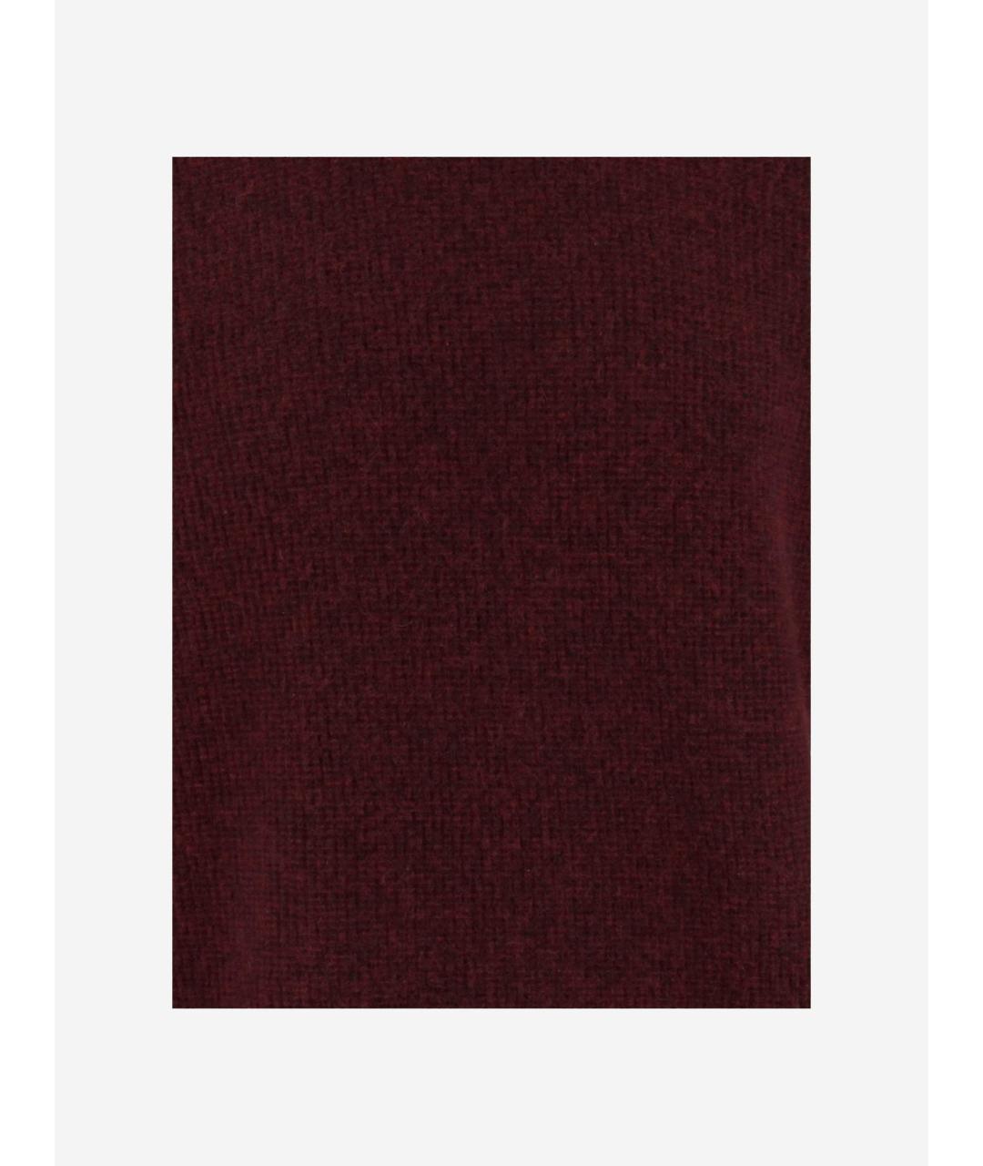 VINCE Бордовый кашемировый джемпер / свитер, фото 3