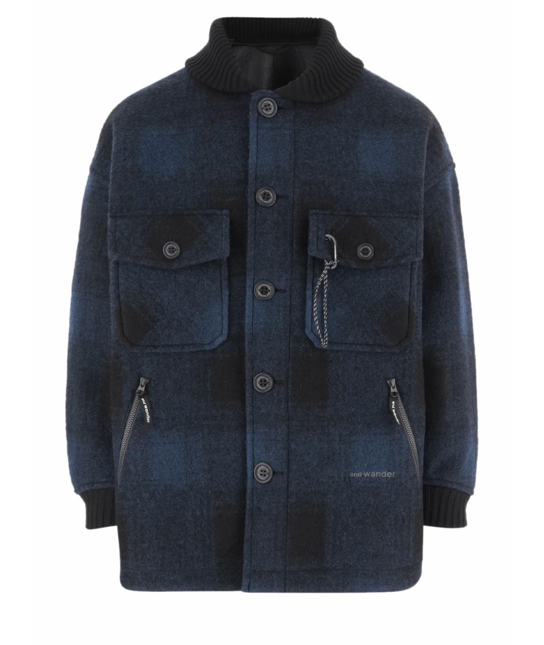 AND WANDER Мульти шерстяное пальто, фото 1