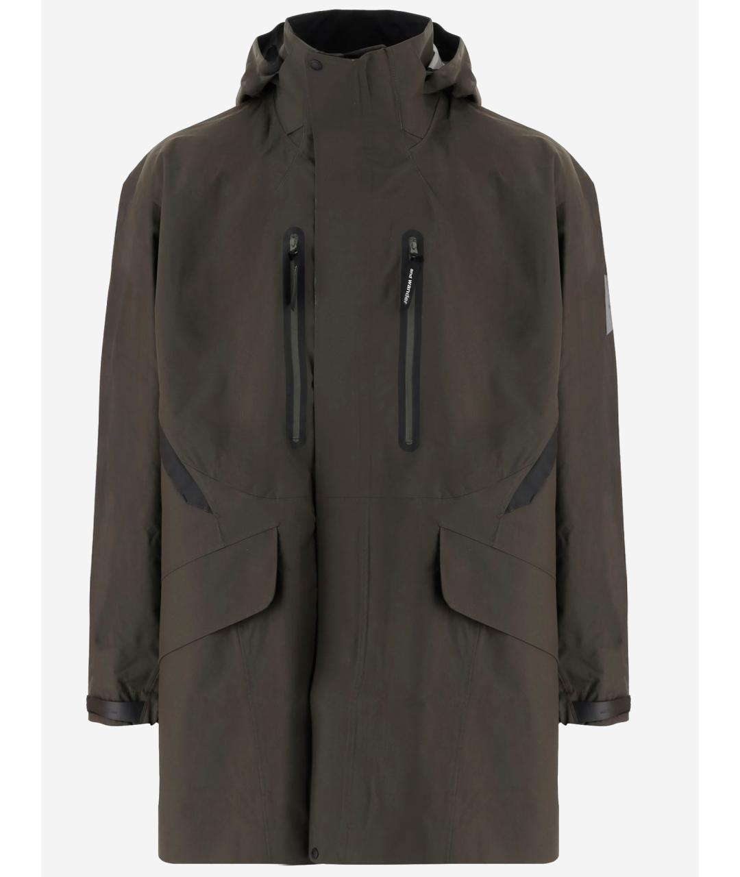 AND WANDER Серая полиамидовая парка, фото 1