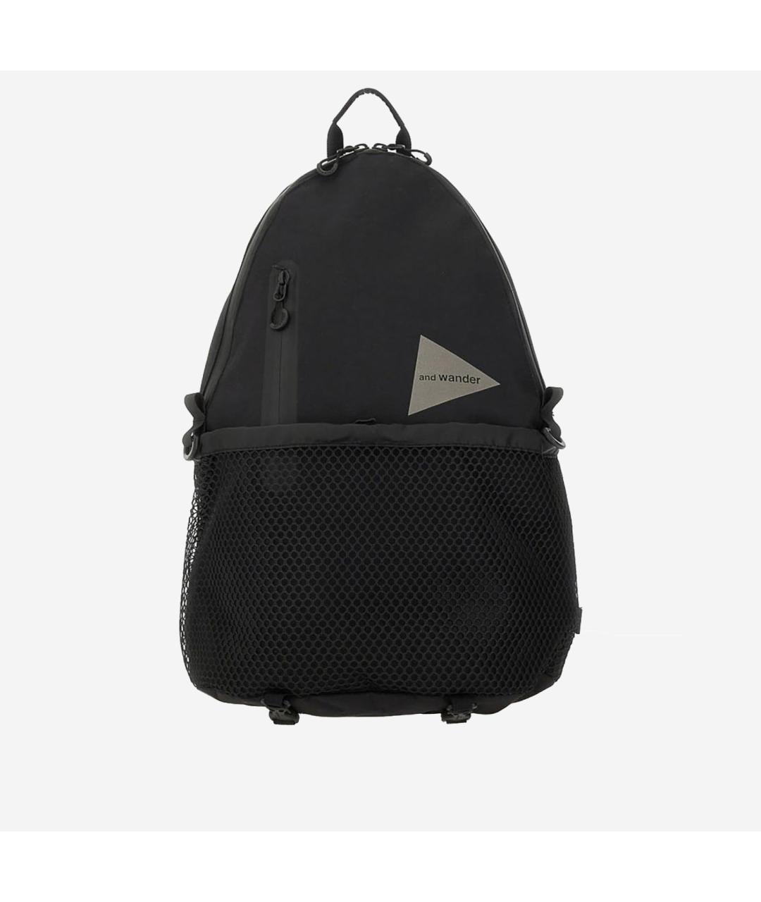 AND WANDER Черный синтетический рюкзак, фото 5