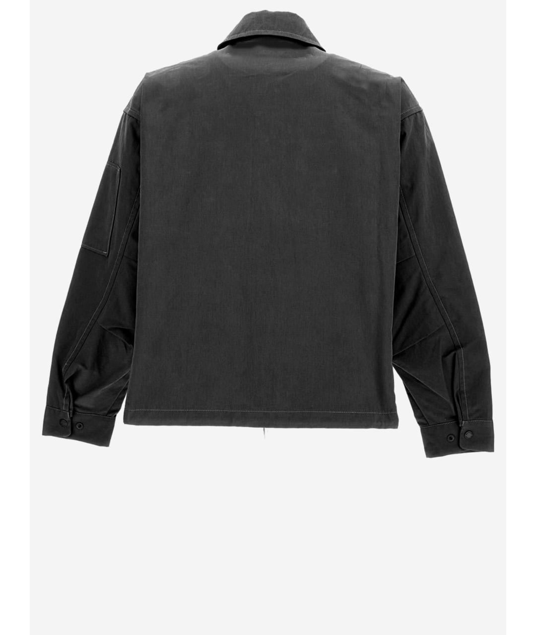 AND WANDER Черная хлопковая куртка, фото 2