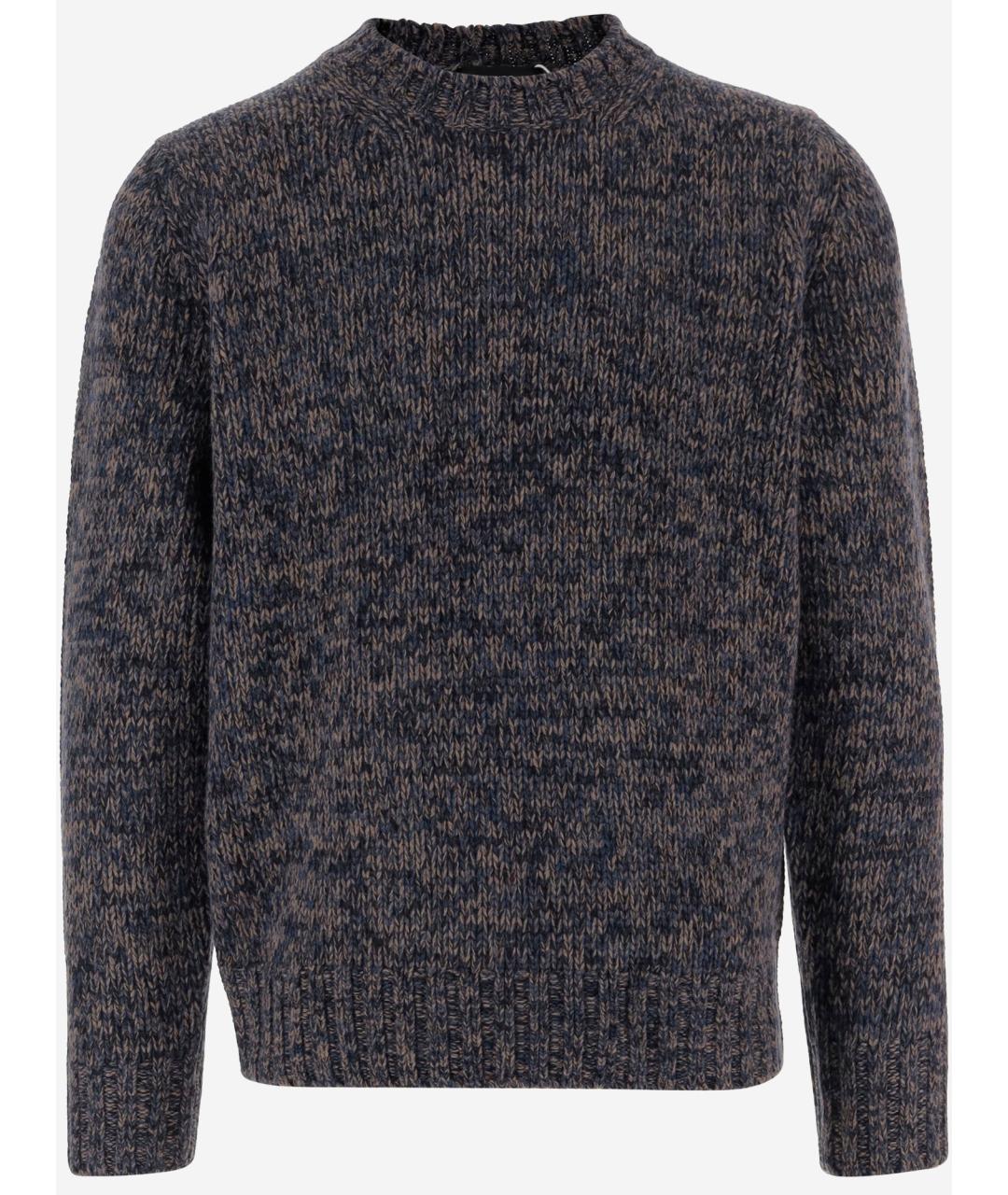 VINCE Серый шерстяной джемпер / свитер, фото 1