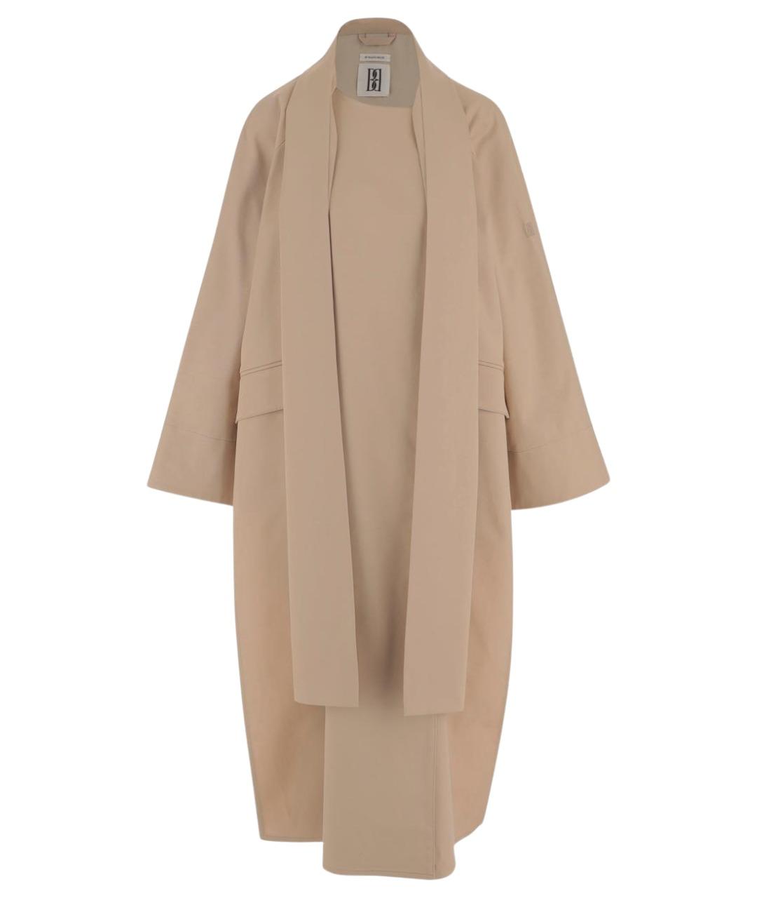 BY MALENE BIRGER Бежевое хлопковое пальто, фото 1