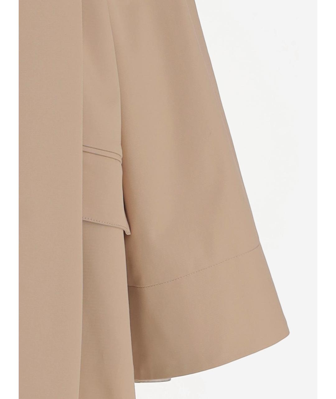 BY MALENE BIRGER Бежевое хлопковое пальто, фото 3