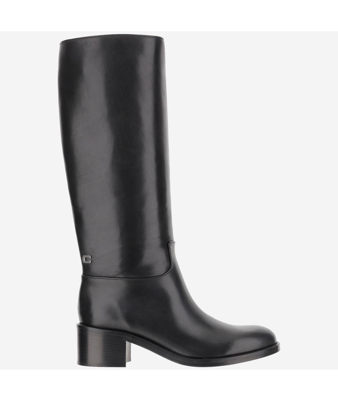 CAREL Черные кожаные сапоги, фото 5