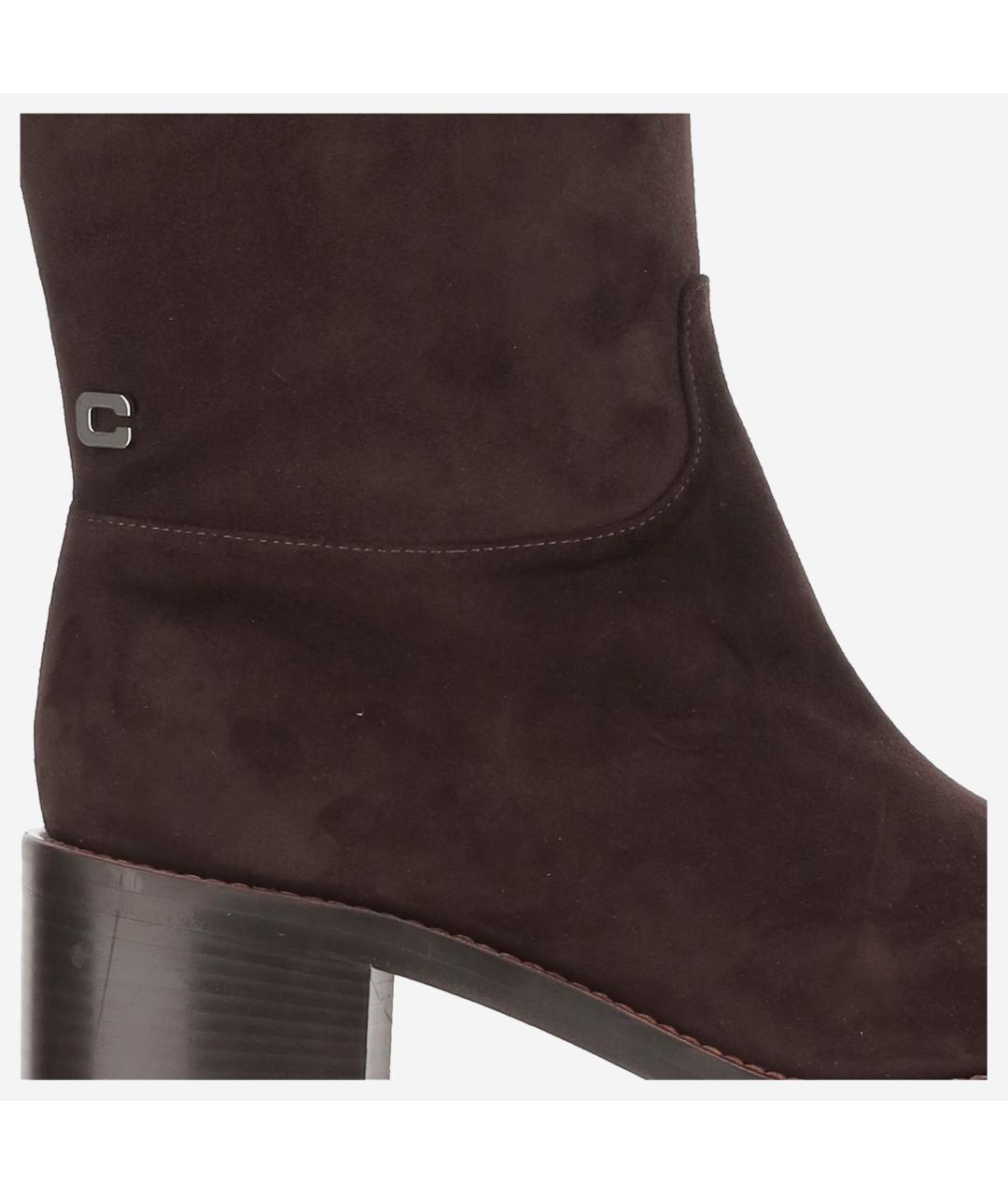CAREL Коричневые замшевые сапоги, фото 4