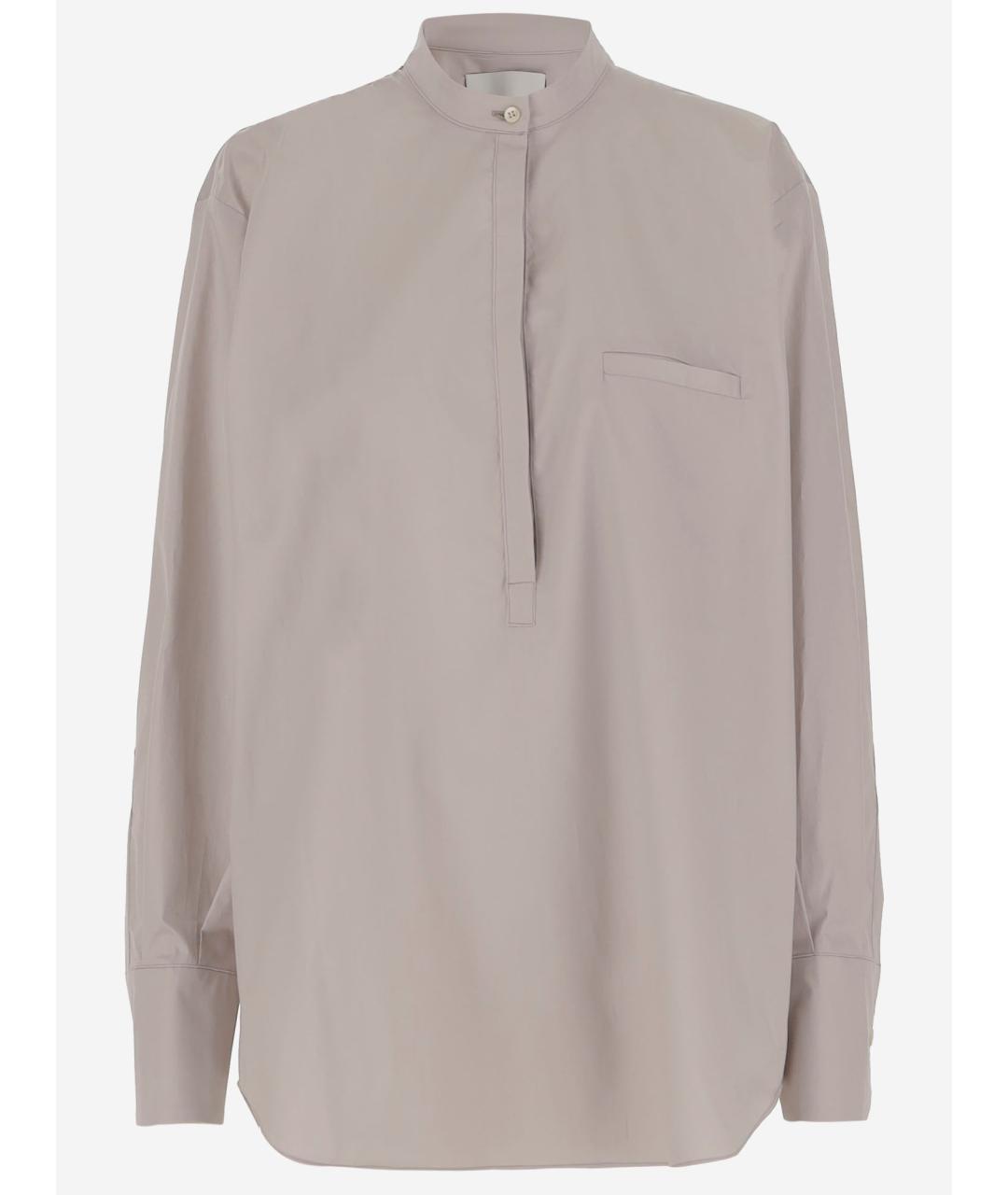 Sa Su Phi Бежевая хлопковая рубашка, фото 4