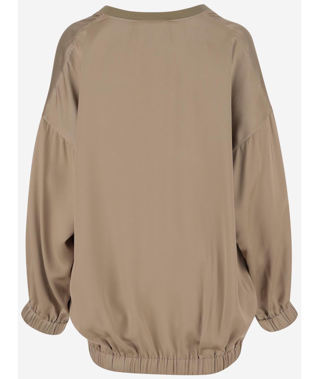 Sa Su Phi Бежевый шелковый кардиган, фото 2