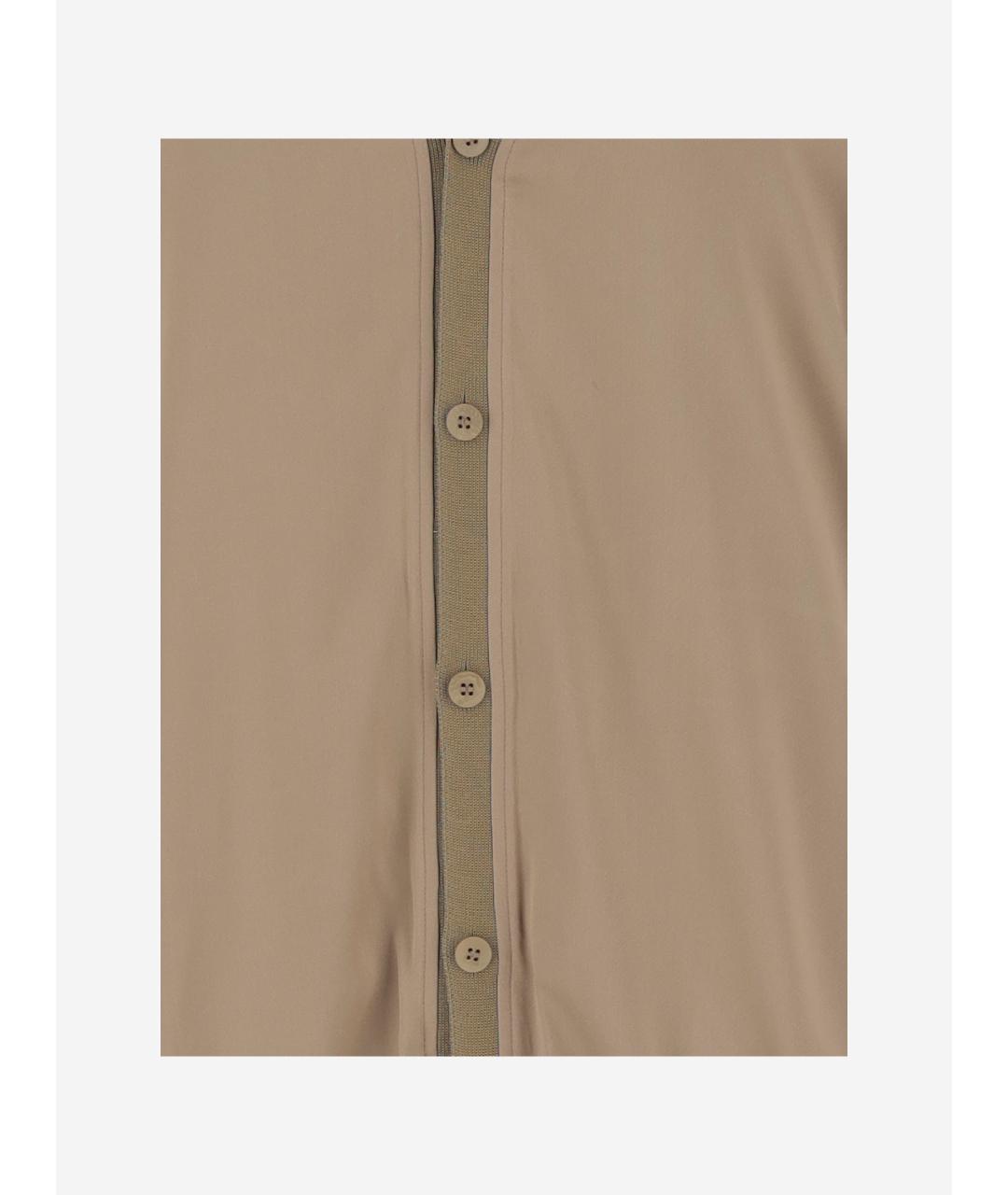 Sa Su Phi Бежевый шелковый кардиган, фото 3