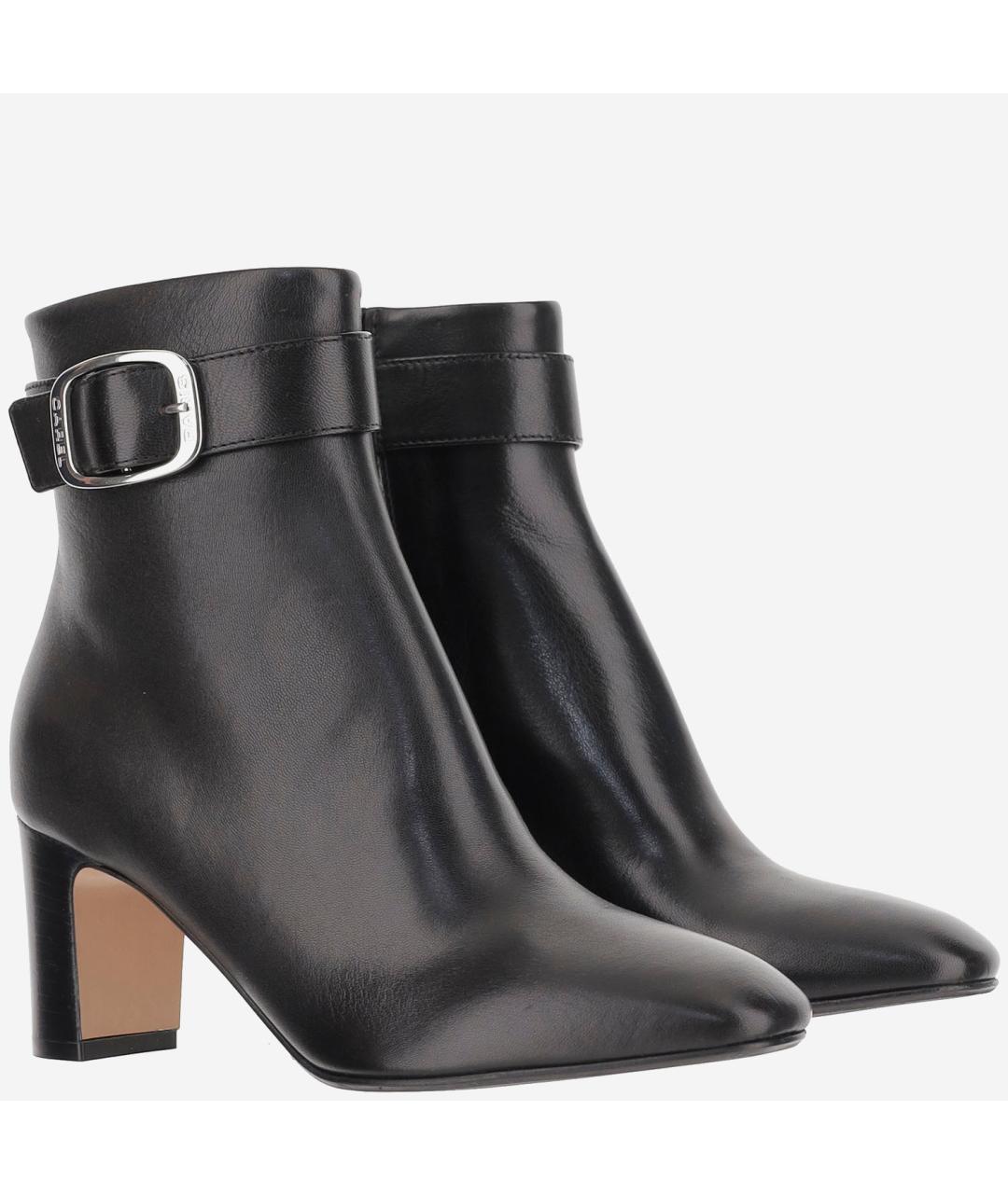 CAREL Черные кожаные ботильоны, фото 2