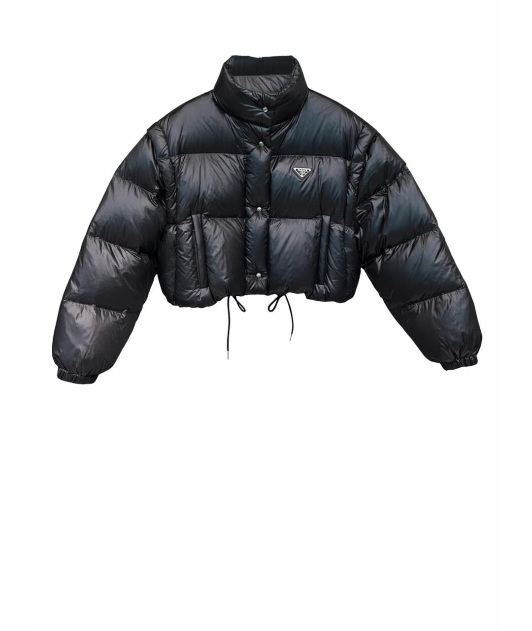 PRADA Черный пуховик, фото 1