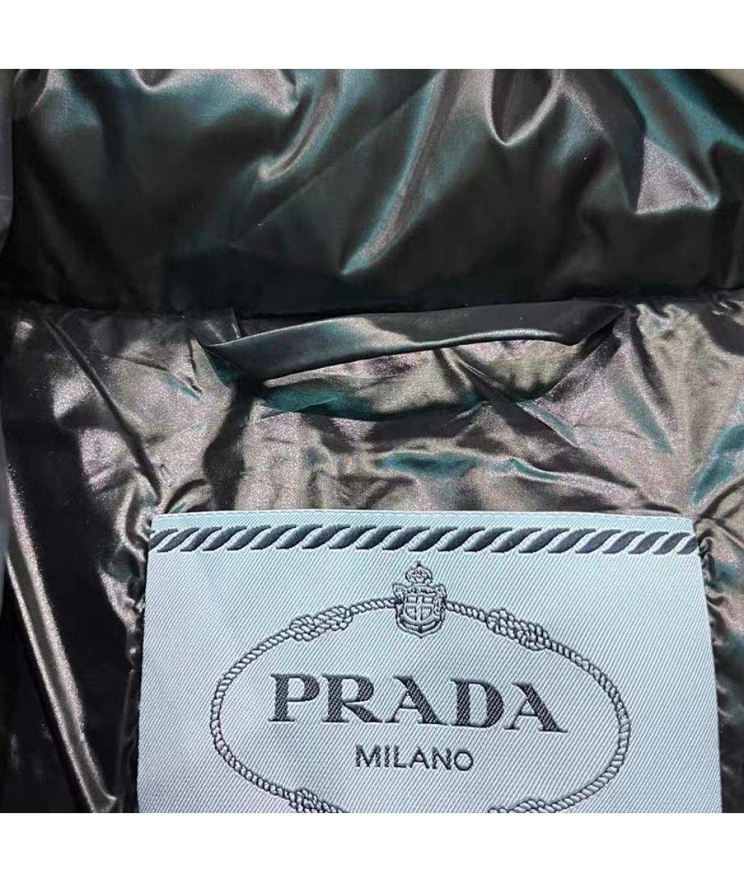 PRADA Черный пуховик, фото 4