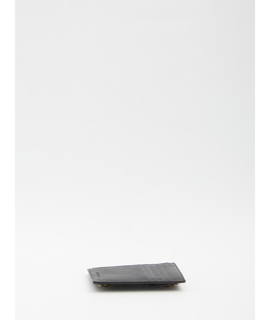 BALENCIAGA Черный кожаный кардхолдер, фото 3