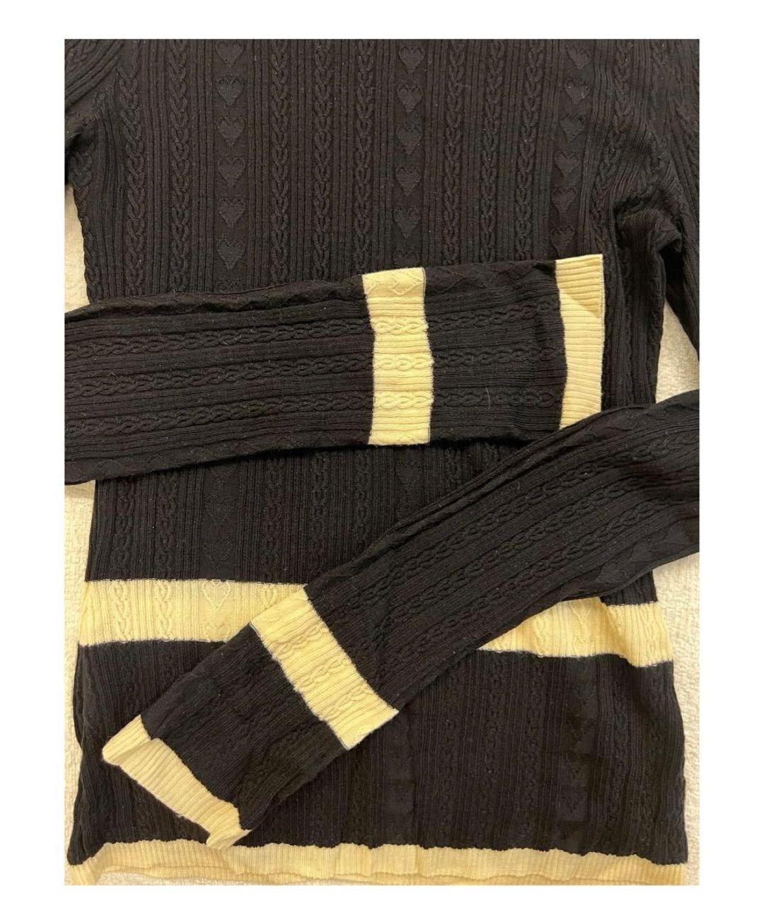 CHANEL Черная шерстяная водолазка, фото 4