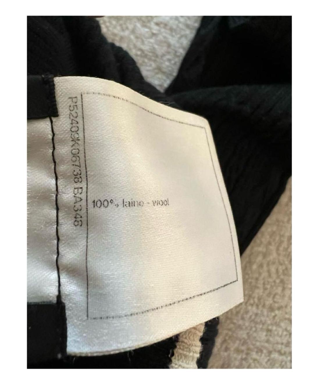 CHANEL Черная шерстяная водолазка, фото 8