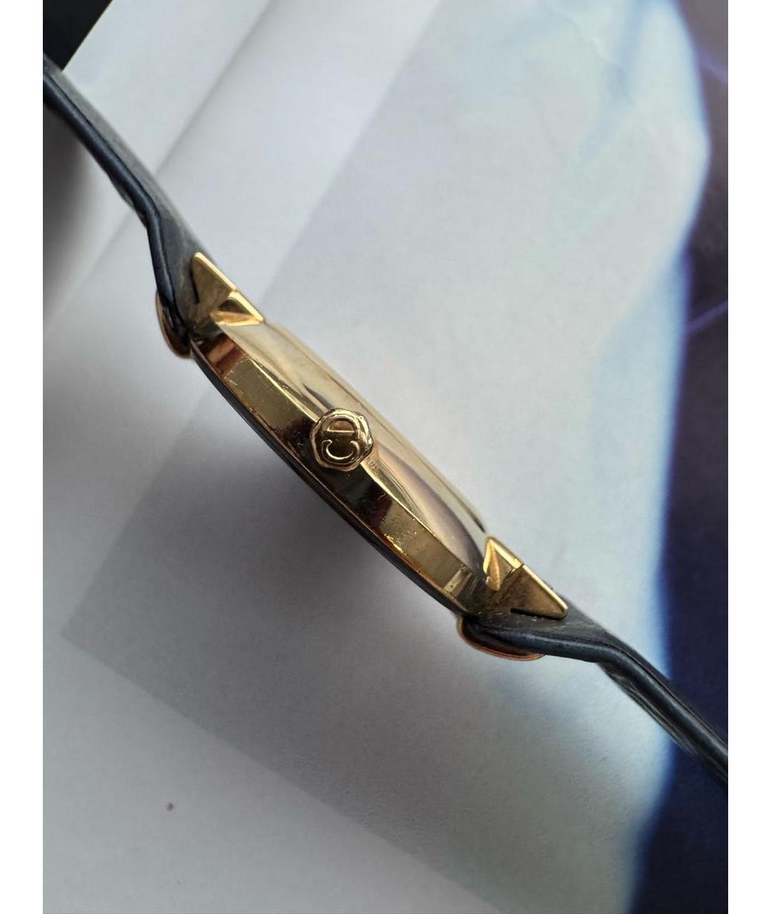 CHRISTIAN DIOR Синие позолоченные часы, фото 4